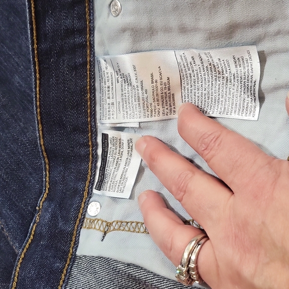 LEVI'S 559 Relaxed Fit Straight Leg Blue Denim Jeans 32x34 - Picture 4 of 15